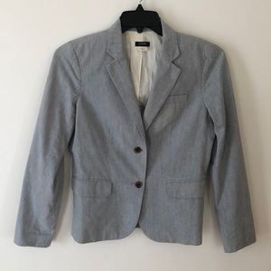 Chambray linen J.Crew blazer